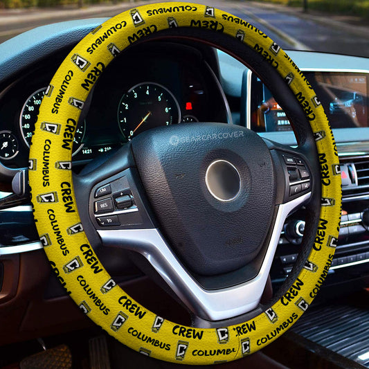 Columbus Crew Steering Wheel Cover Sporty Team Collection - Gearcarcover - 1