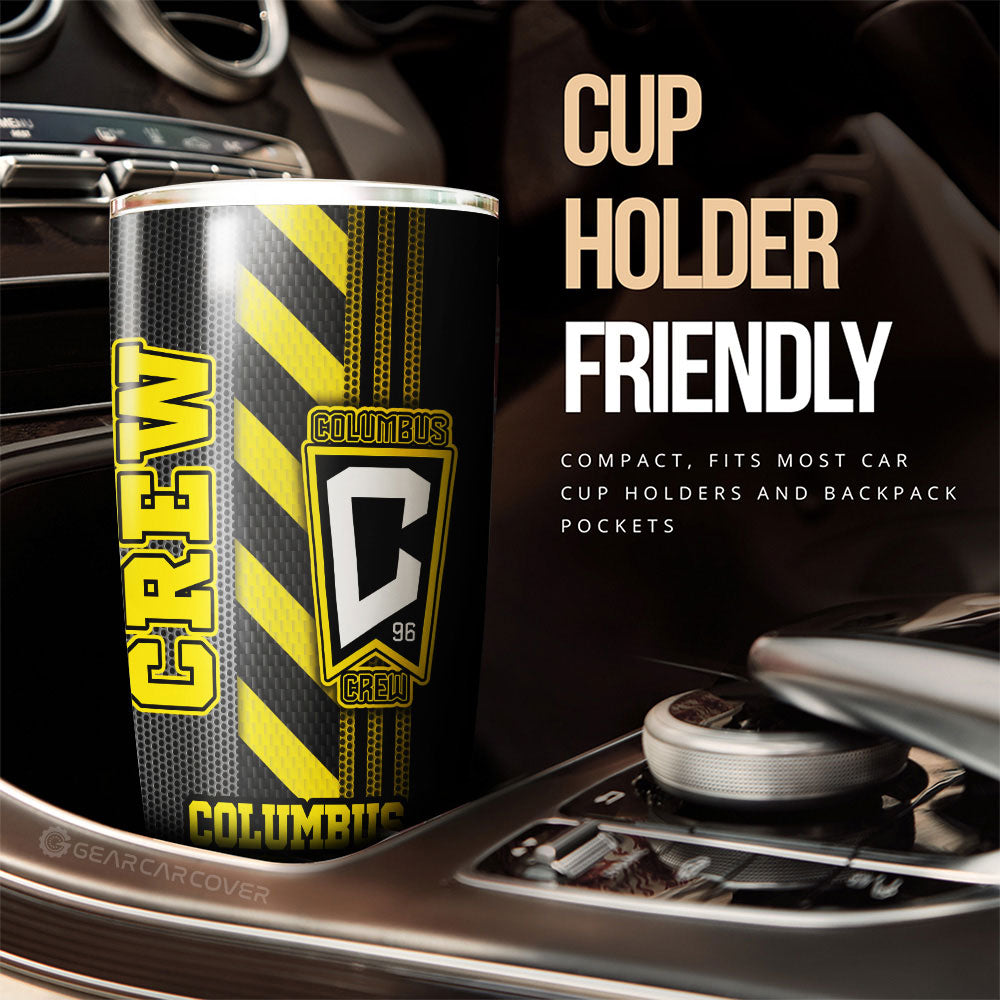Columbus Crew Tumbler Cup Custom Car Accessories - Gearcarcover - 3