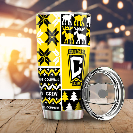 Columbus Crew Tumbler Cup Custom Ugly Style Car Accessories - Gearcarcover - 1