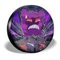 Confused Gengar Spare Tire Cover Custom Anime - Gearcarcover - 3