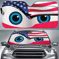 Cool Car Eyes Sun Shade Custom US Flag Car Accessories - Gearcarcover - 1