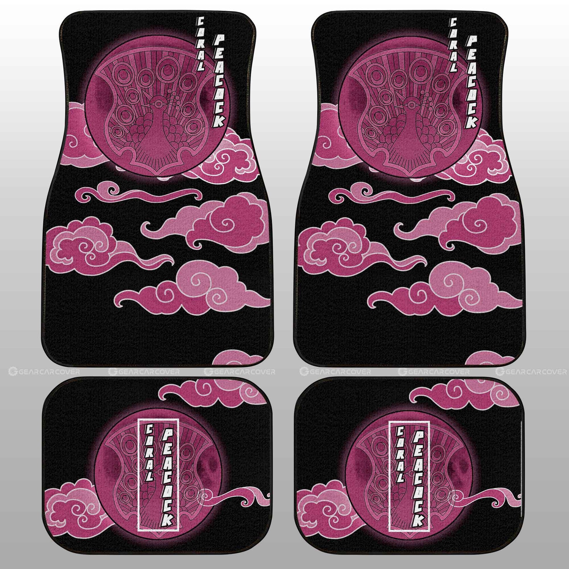 Coral Peacock Car Floor Mats Custom Car Interior Accessories - Gearcarcover - 2