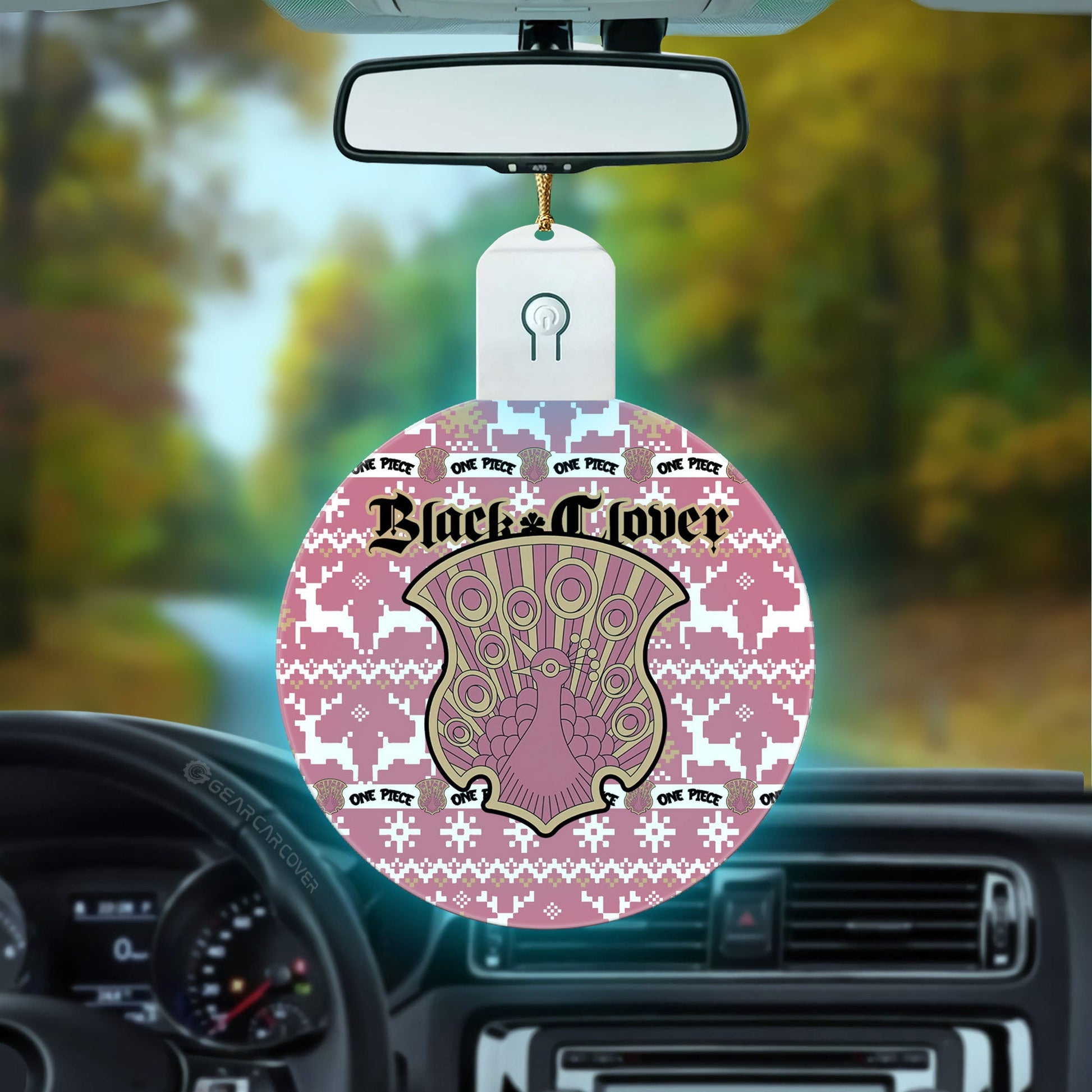 Coral Peacock Led Ornament Custom Car Decorations - Gearcarcover - 3