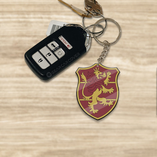 Crimson Lion Keychain Custom Car Accessories - Gearcarcover - 1