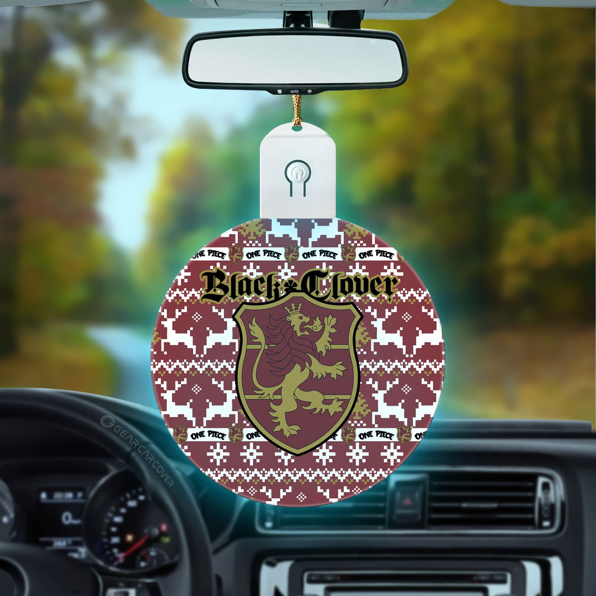 Crimson Lion Led Ornament Custom Car Decorations - Gearcarcover - 3