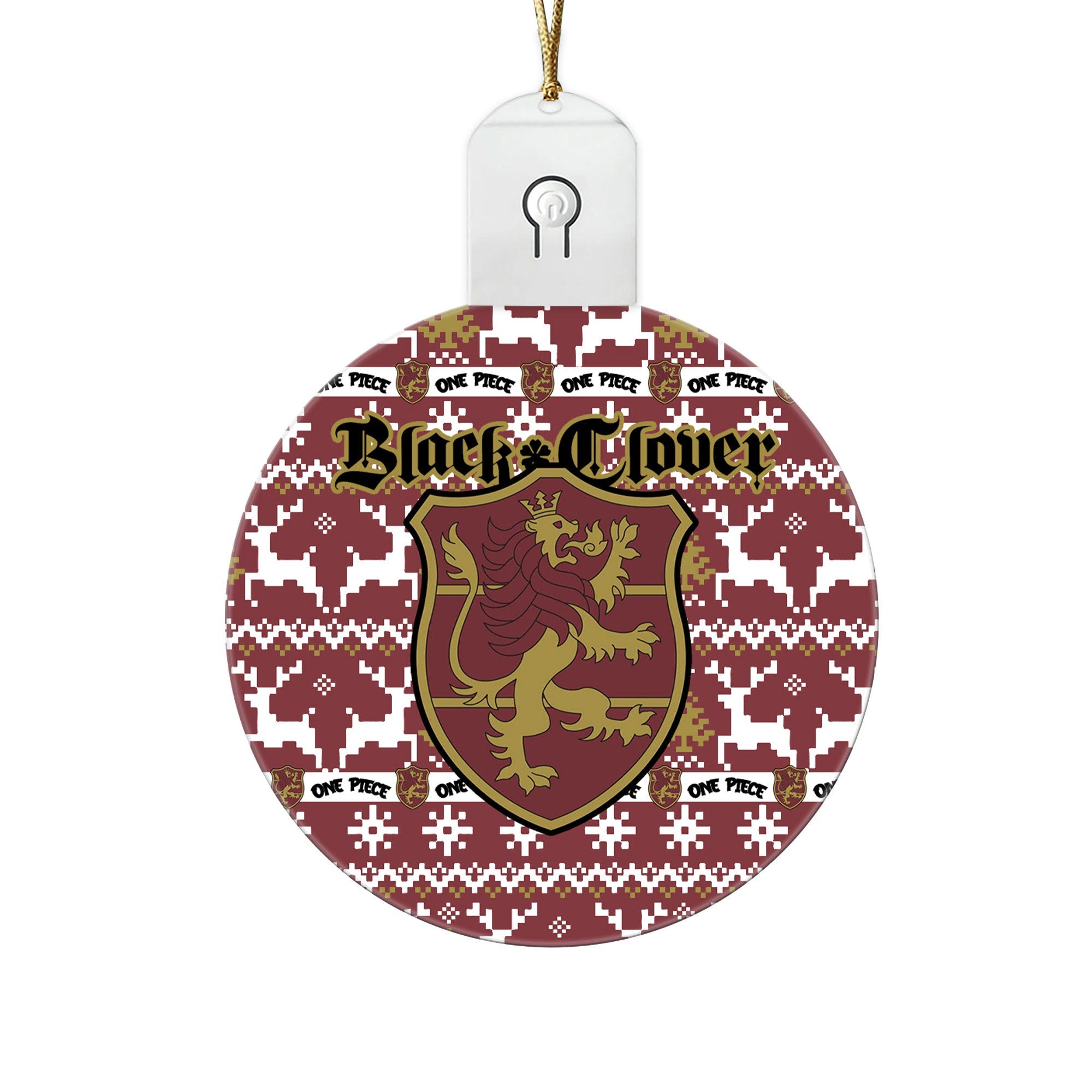Crimson Lion Led Ornament Custom Car Decorations - Gearcarcover - 1