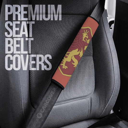 Crimson Lion Seat Belt Covers Custom Car Accessories - Gearcarcover - 2