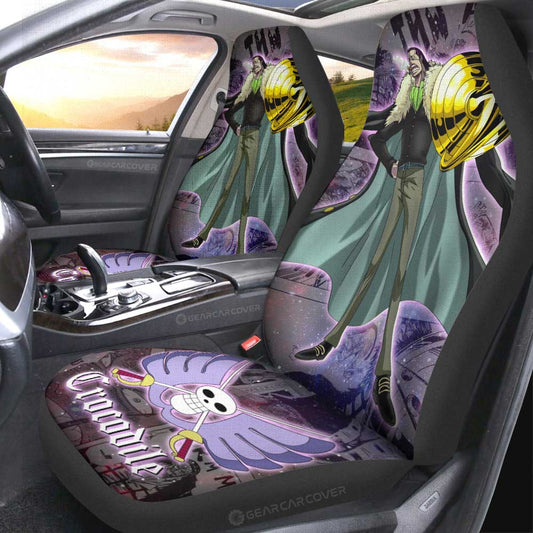 Crocodile Car Seat Covers Custom Car Accessories Manga Galaxy Style - Gearcarcover - 2