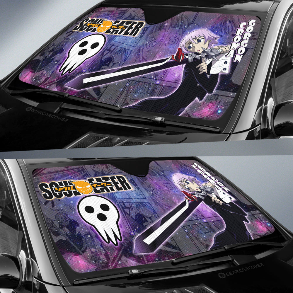 Crona Gorgon Car Sunshade Custom Manga Galaxy Style - Gearcarcover - 2
