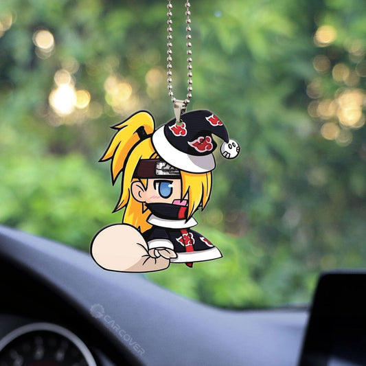 Cute Padoru Deidara Ornament Custom Akatsuki Member Anime Car Interior Accessories Christmas - Gearcarcover - 2