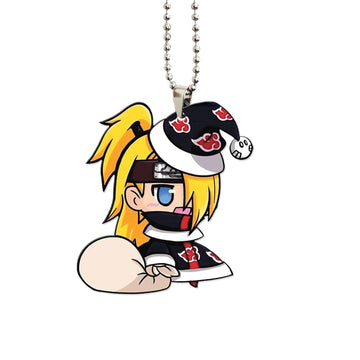 Cute Padoru Deidara Ornament Custom Akatsuki Member Anime Car Interior Accessories Christmas - Gearcarcover - 1