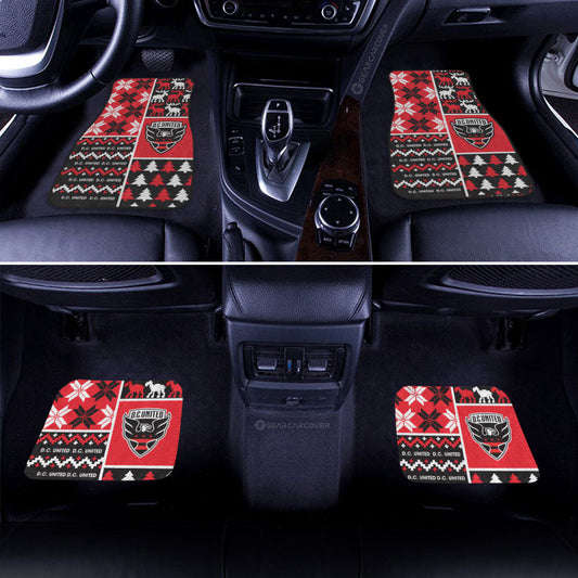 D C United Car Floor Mats Custom Ugly Style Car Accessories - Gearcarcover - 2