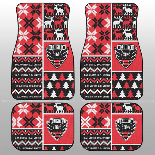 D C United Car Floor Mats Custom Ugly Style Car Accessories - Gearcarcover - 1