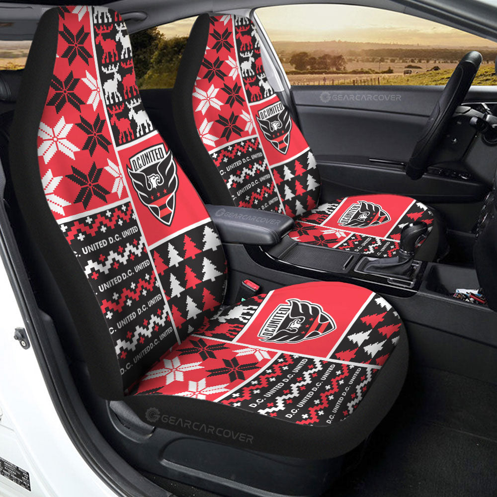 D C United Car Seat Covers Custom Ugly Style Car Accessories - Gearcarcover - 2