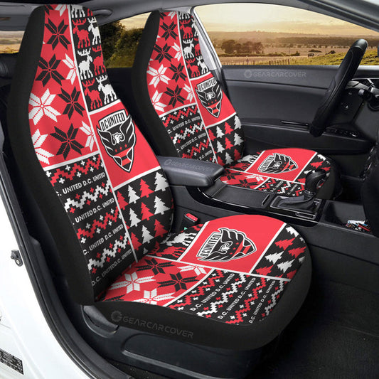 D C United Car Seat Covers Custom Ugly Style Car Accessories - Gearcarcover - 2