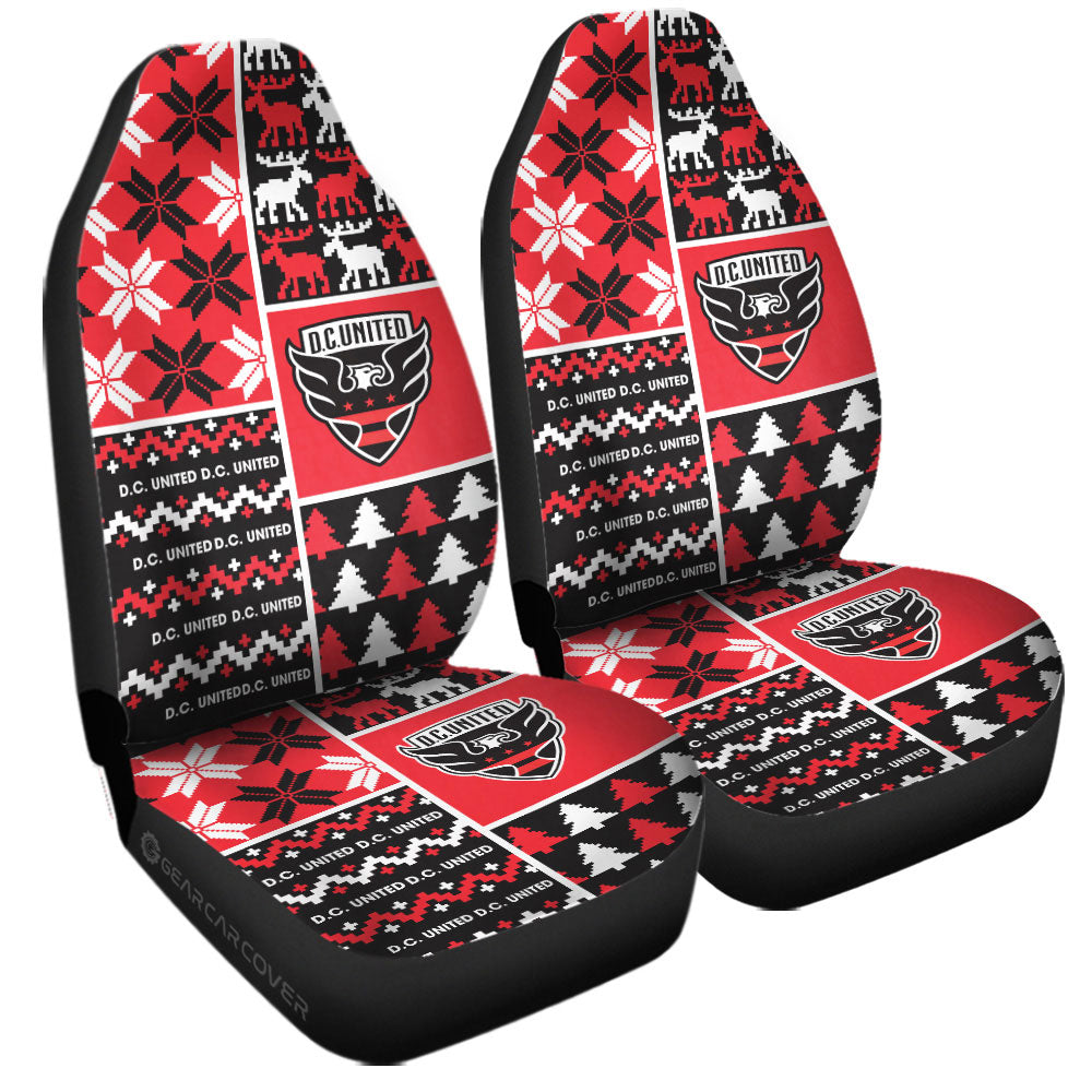 D C United Car Seat Covers Custom Ugly Style Car Accessories - Gearcarcover - 3