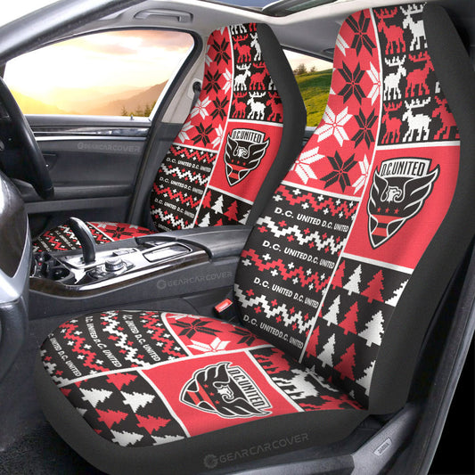 D C United Car Seat Covers Custom Ugly Style Car Accessories - Gearcarcover - 1
