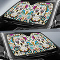 D C United Car Sunshade Custom Sugar Skull Car Accessories - Gearcarcover - 2
