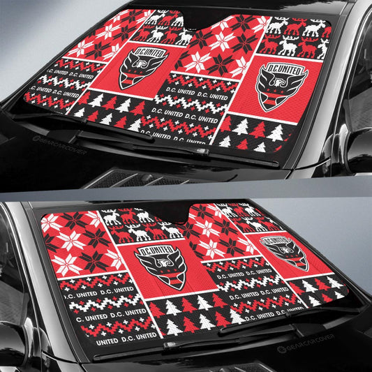 D C United Car Sunshade Custom Ugly Style Car Accessories - Gearcarcover - 2