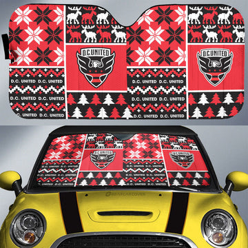 D C United Car Sunshade Custom Ugly Style Car Accessories - Gearcarcover - 1