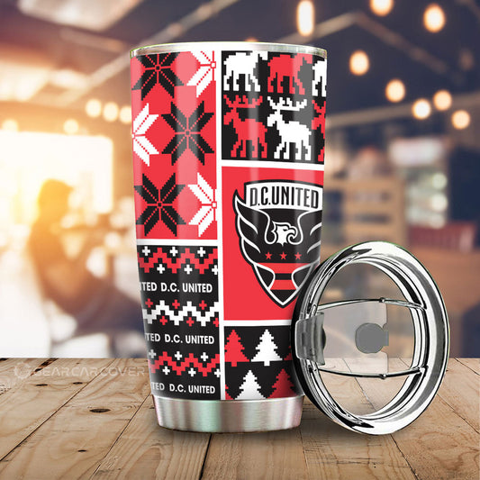 D C United Tumbler Cup Custom Ugly Style Car Accessories - Gearcarcover - 1