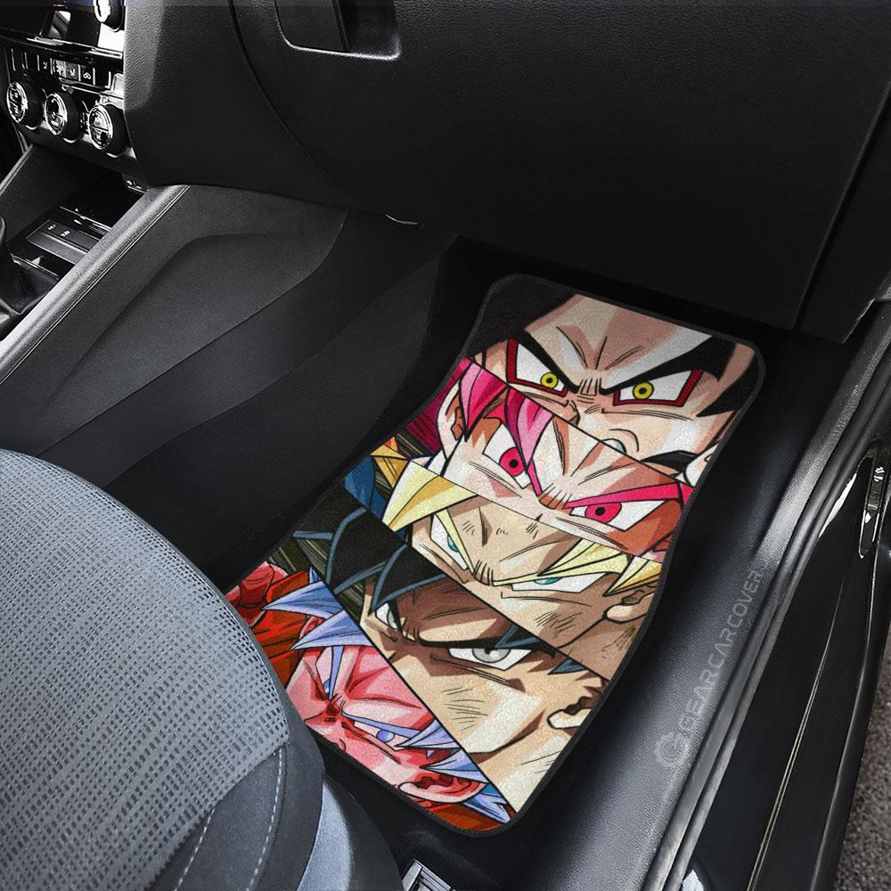 DBZ Super Saiyan Eyes Car Floor Mats Custom Anime Car Accessories - Gearcarcover - 4