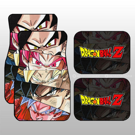 DBZ Super Saiyan Eyes Car Floor Mats Custom Anime Car Accessories - Gearcarcover - 2