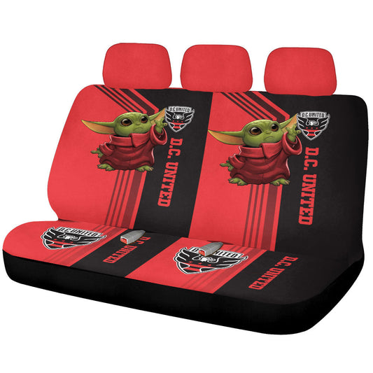 DC United Car Back Seat Covers Custom Car Accessories - Gearcarcover - 1