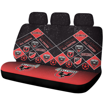 DC United Car Back Seat Covers Sporty Team Collection - Gearcarcover - 1