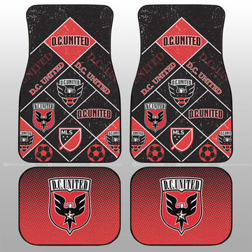 DC United Car Floor Mats Sporty Team Collection - Gearcarcover - 1