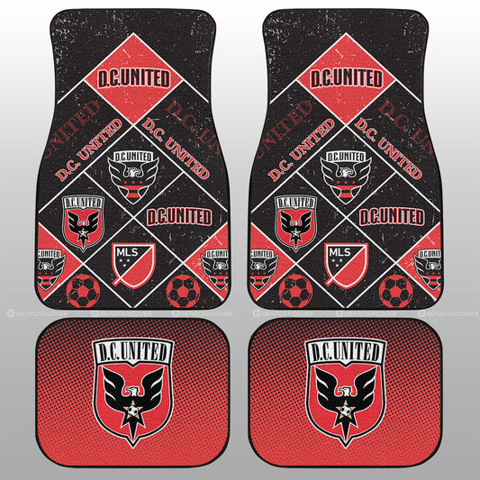 DC United Car Floor Mats Sporty Team Collection - Gearcarcover - 1