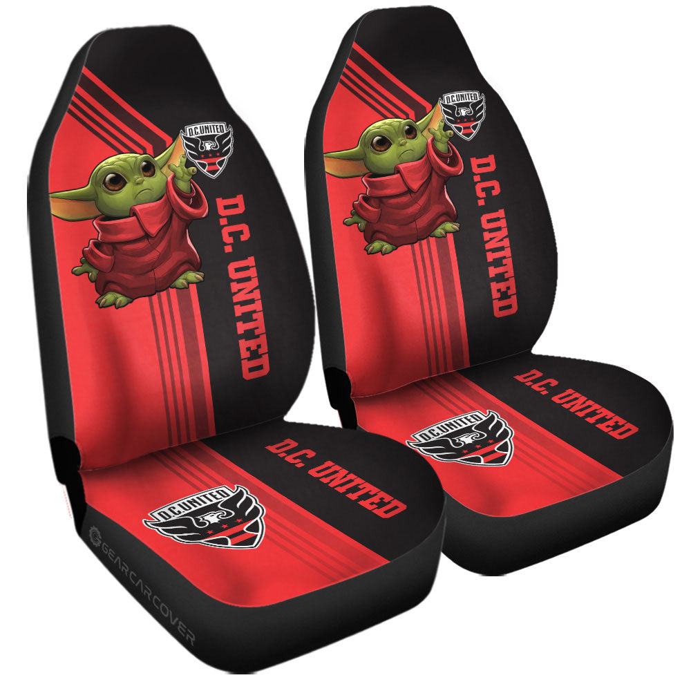 DC United Car Seat Covers Baby Yoda Car Accessories - Gearcarcover - 3