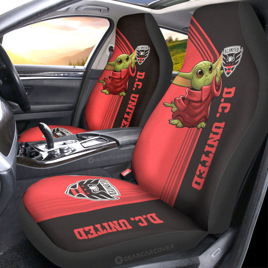 DC United Car Seat Covers Baby Yoda Car Accessories - Gearcarcover - 1
