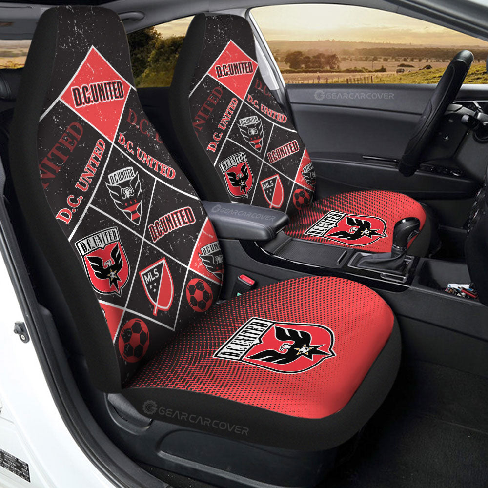 DC United Car Seat Covers Sporty Team Collection - Gearcarcover - 2
