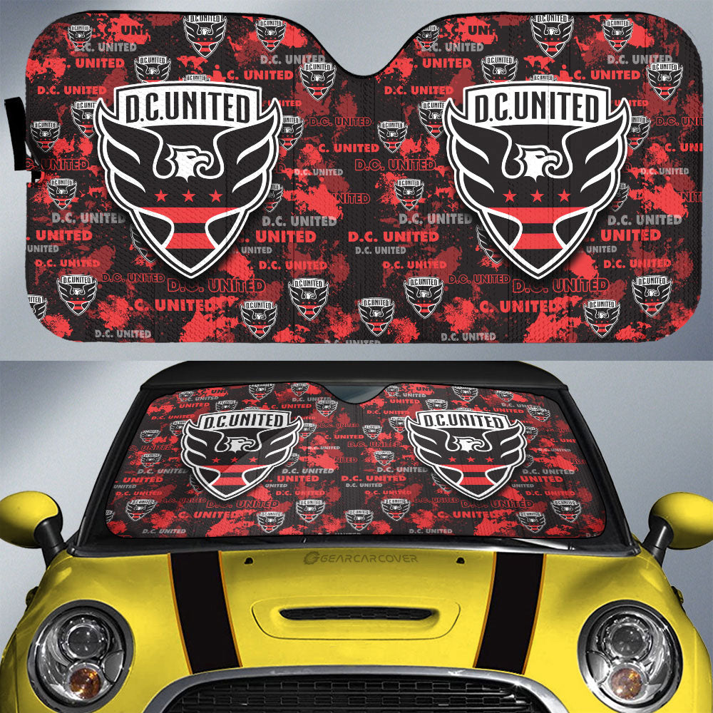DC United Car Sunshade Custom Car Accessories - Gearcarcover - 1