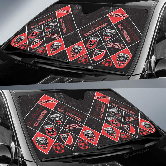 DC United Car Sunshade Sporty Team Collection - Gearcarcover - 2