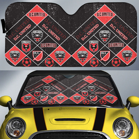 DC United Car Sunshade Sporty Team Collection - Gearcarcover - 1