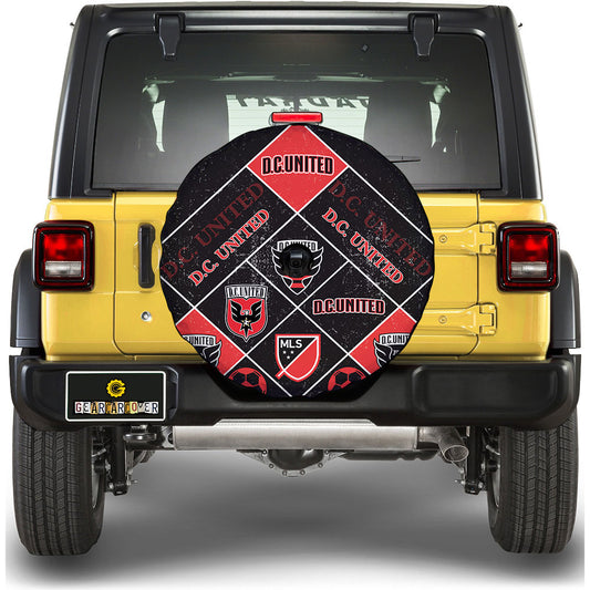 DC United Spare Tire Covers Camera Hole Sporty Team Collection - Gearcarcover - 1