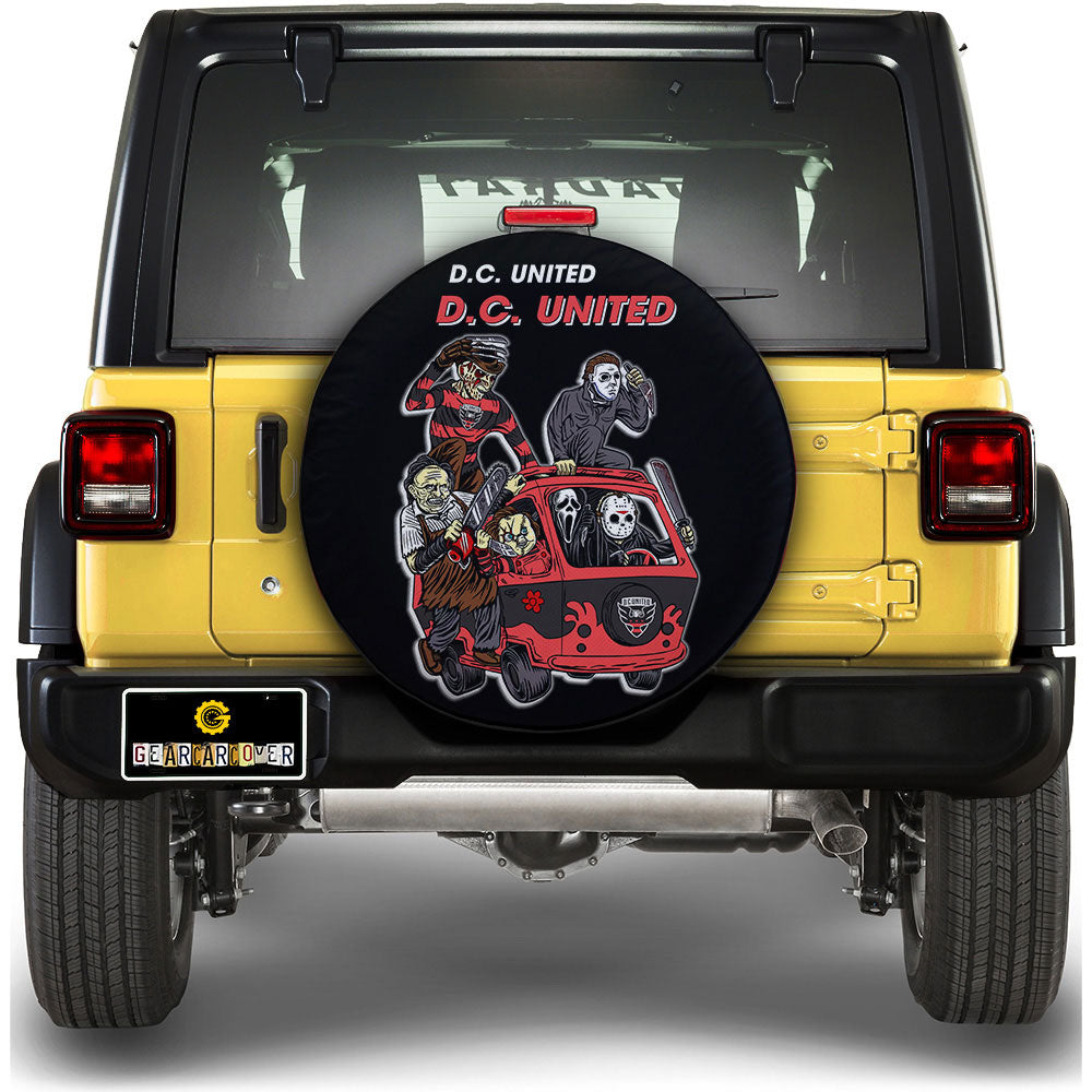 DC United Spare Tire Covers Horror Characters Car Accessories - Gearcarcover - 1