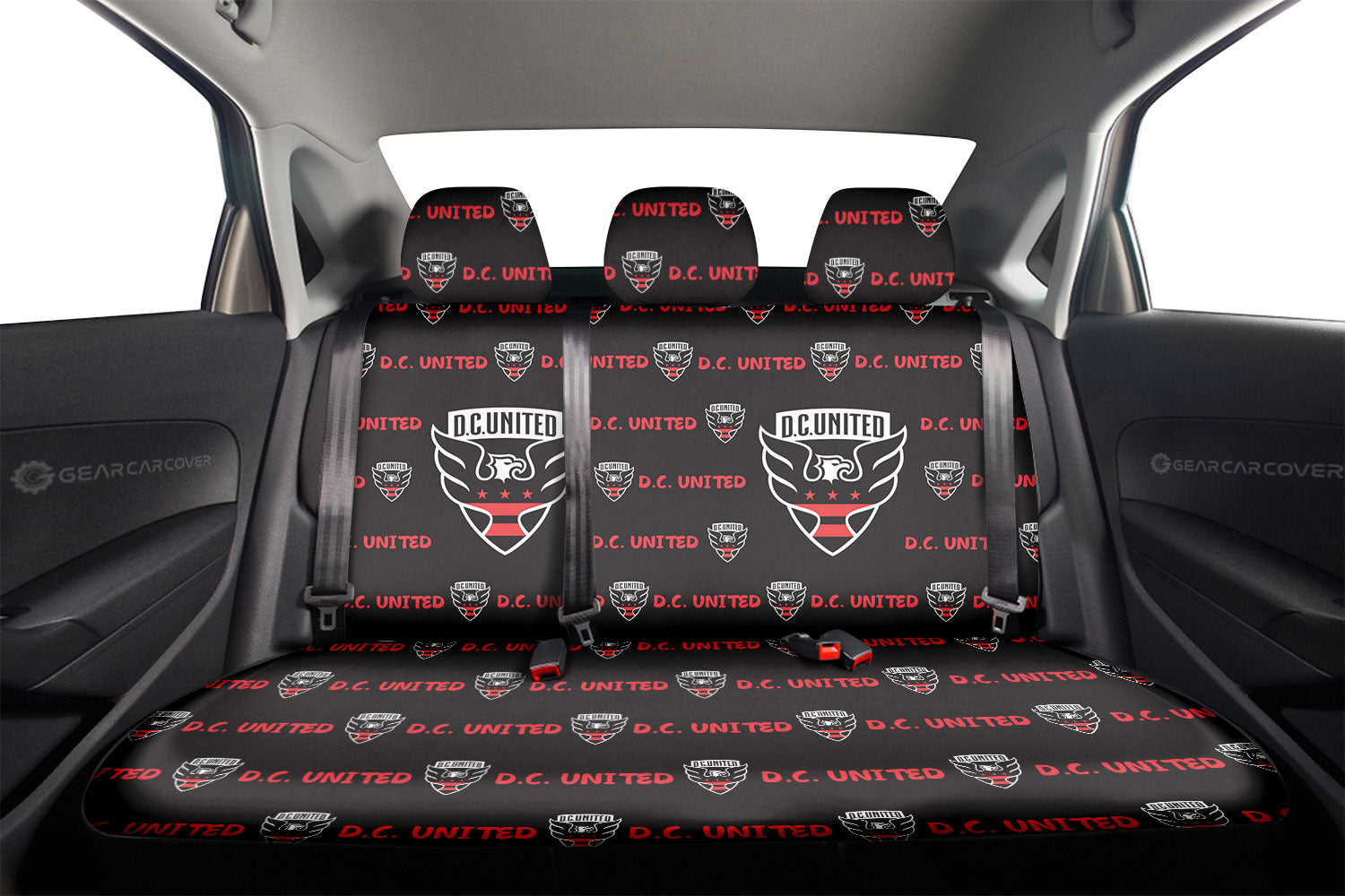 D.C. United Car Back Seat Covers Sporty Team Collection - Gearcarcover - 2