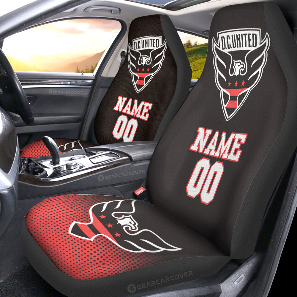 D.C. United Car Seat Covers Sporty Team Collection - Gearcarcover - 1