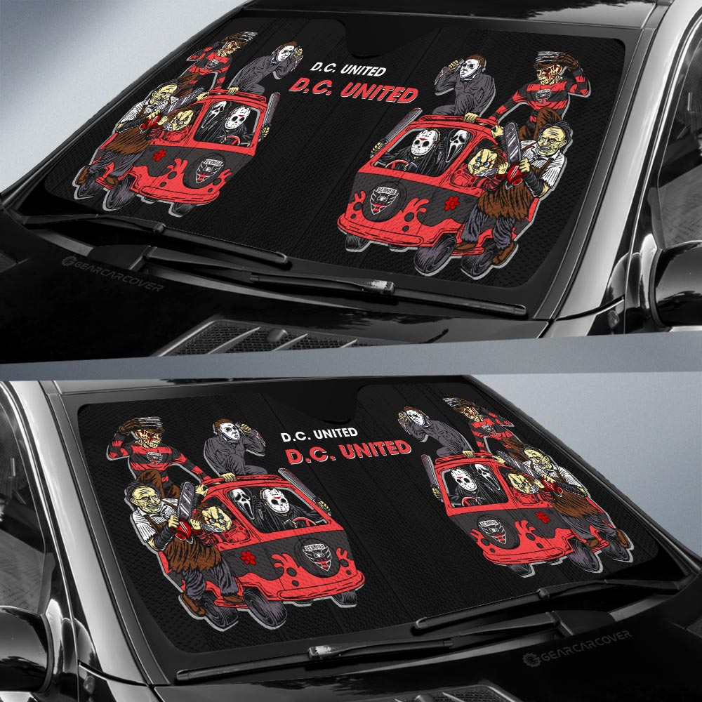 D.C. United Car Sunshade Custom Car Accessories - Gearcarcover - 2