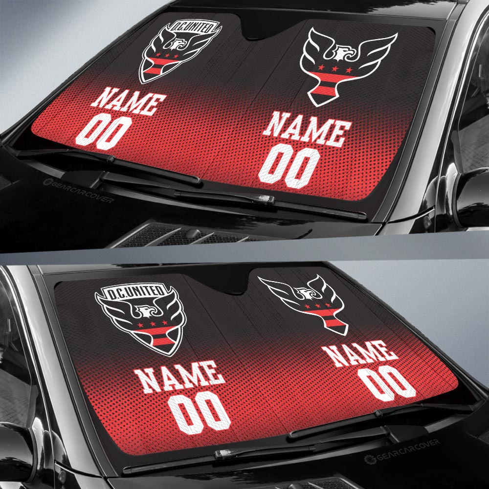 D.C. United Car Sunshade Sporty Team Collection - Gearcarcover - 2