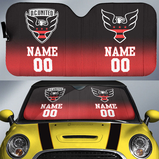 D.C. United Car Sunshade Sporty Team Collection - Gearcarcover - 1