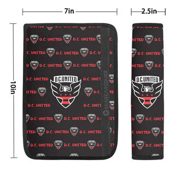 D.C. United Seat Belt Covers Sporty Team Collection - Gearcarcover - 1