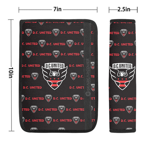 D.C. United Seat Belt Covers Sporty Team Collection - Gearcarcover - 1