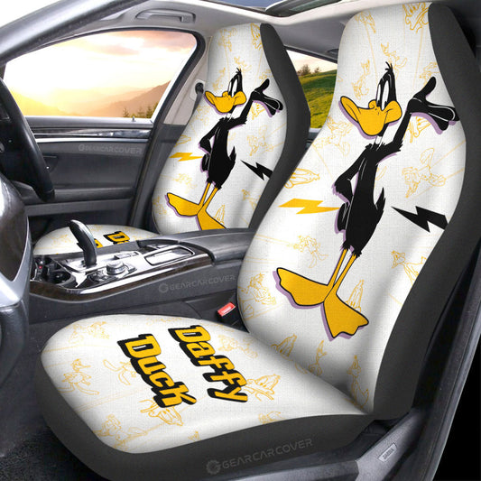 Daffy Duck Car Seat Covers Custom Cartoon Car Accessories - Gearcarcover - 2