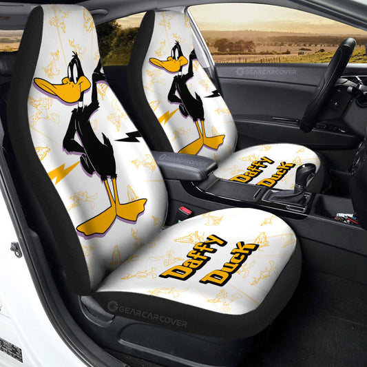 Daffy Duck Car Seat Covers Custom Cartoon Car Accessories - Gearcarcover - 1