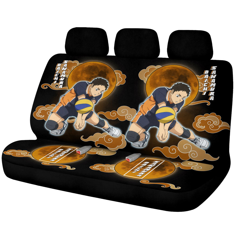 Daichi Sawamura Car Back Seat Covers Custom Car Accessories - Gearcarcover - 1