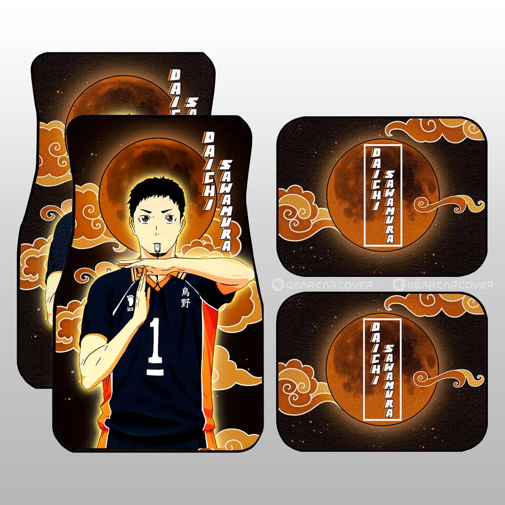 Daichi Sawamura Car Floor Mats Custom For Fans - Gearcarcover - 1